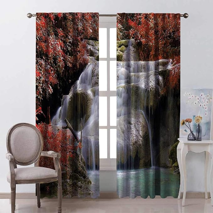 Toopeek - Cortina de aislamiento térmico de cascada que fluye a través