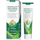 Seborrheic Dermatitis Face Cream: Psoriasis &amp; Fungal-Prone Skin Care, Suitable for the Face, Scalp &amp; Chest, Natural Moisturizer with Ceramides, Shea Butter &amp; 12 Plant-Based Ingredients, Steroid-Free