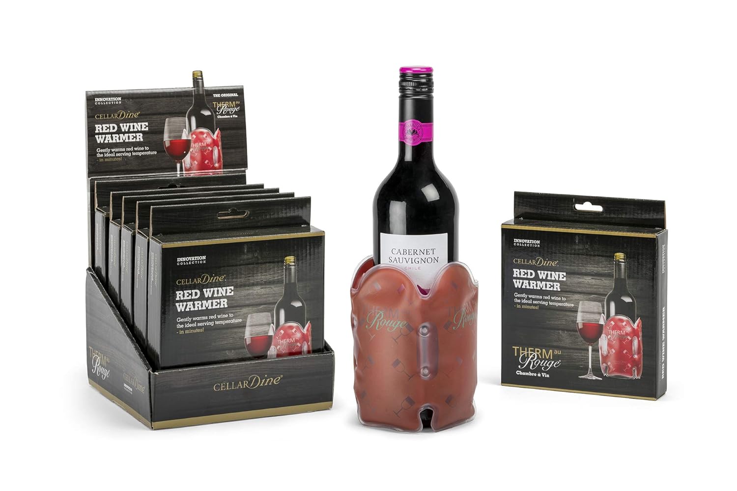 Funda térmica para botellas de vino tinto CellarDine Therm au Rouge