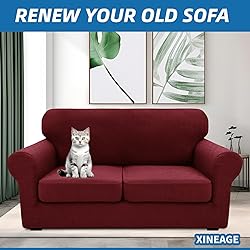 XINEAGE 2024 Newest 3 Pieces Couch Covers for 2