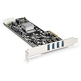 StarTech.com PEXUSB3S44V 4 Port PCI Express (PCIe) SuperSpeed USB 3.0 Card Adapter w/ 4 Dedicated 5Gbps Channels - UASP - SAT
