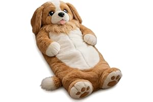 Oversized Plush Dog Sleeping Bag, Adults Soft Sleeping Bag Stuffed Animal Mattress for Adults, Soft Flannel Body Pillow for N