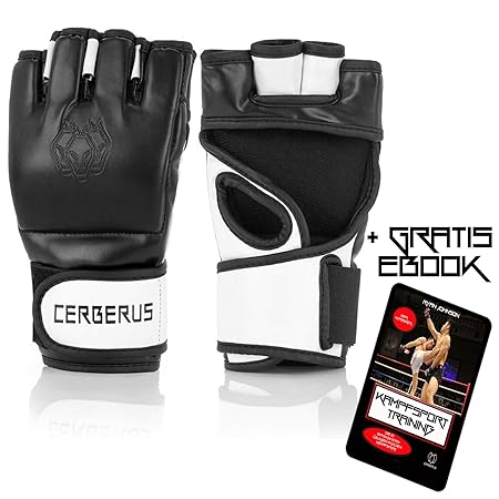 MMA Handschuhe Profi Boxhandschuhe - hochwertige Qualität - perfekt für Mixed Martial Arts UFC, Boxen, Freefight, Grappling, 