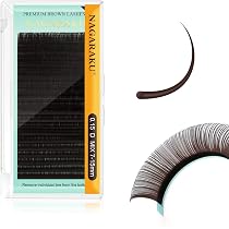 Wimpern-Extensions Set – 0,15 Mm Stärke, D-Curl, Längen 8–14 Mm, Seiden-Mink-Optik