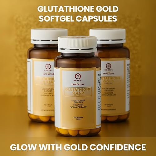 glutathione made in japan Tatiomax Made in Japan Advanced Gold Glutathione Capsules with Collagen,  Vitamin C, and Antioxidants Supplement for Radiant, Youthful-Looking Skin,  Collagen Production & Even Skin Tone – 3 Bottles in Kenya