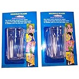 2 Glasses of Trick Novelty Dribble Drinking Glass - Practical Joke