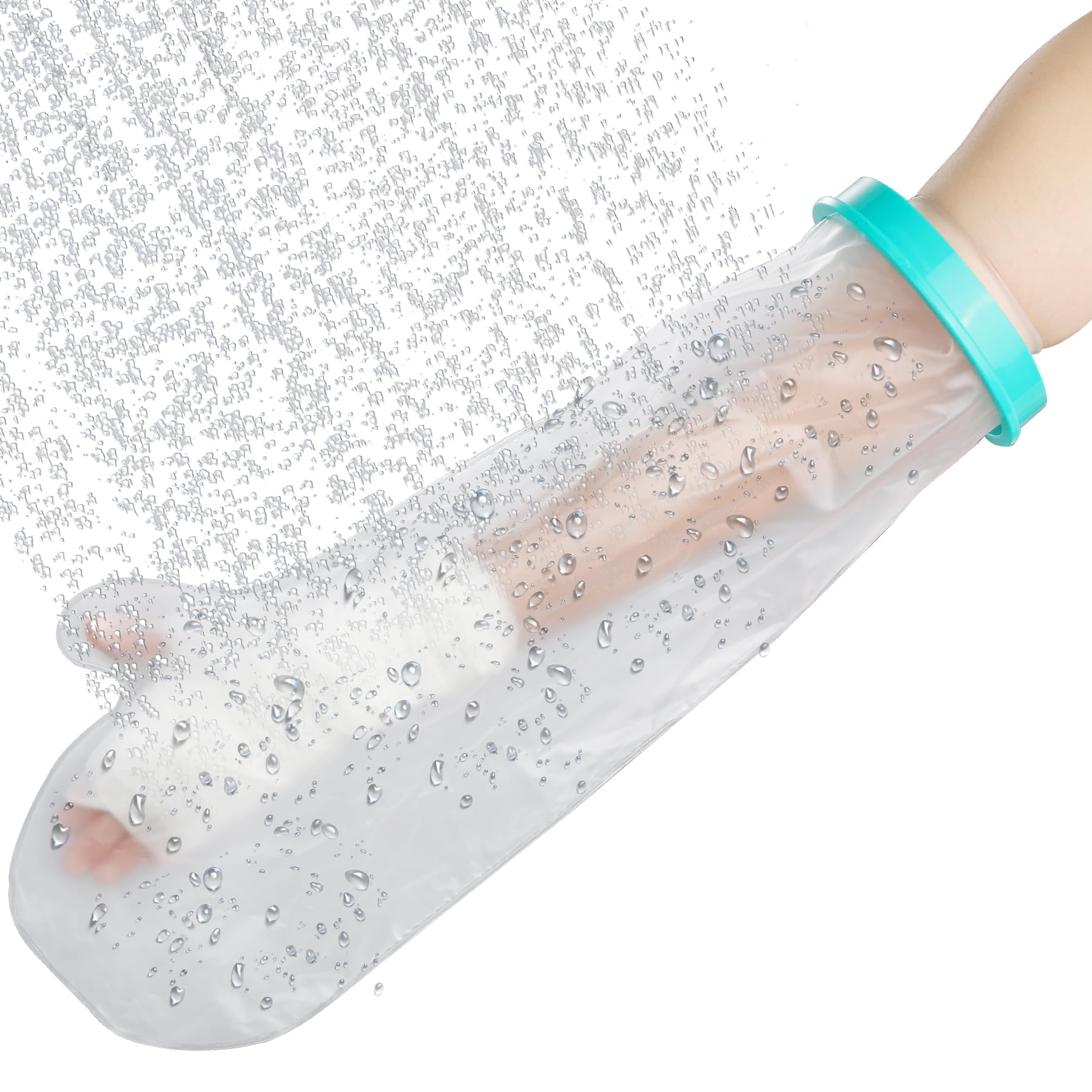 Photo 1 of Cast Covers for Shower Arm,Watertight Arm Protector Cover,Elastic Cast Bag for Bandage, Wound Care Supplies, Reusable, Easy to Use Protect Arms Keeps Cast and Bandage Dry