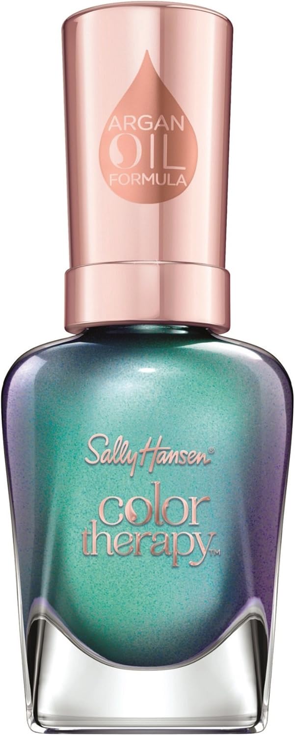 Sally Hansen Colour Therapy Nail Polish with Argan Oil, 14.7 ml, Reflection Pool