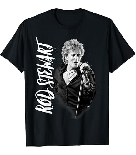 Amazon.com: Rod Stewart Official Rock The Holidays T-Shirt T-Shirt