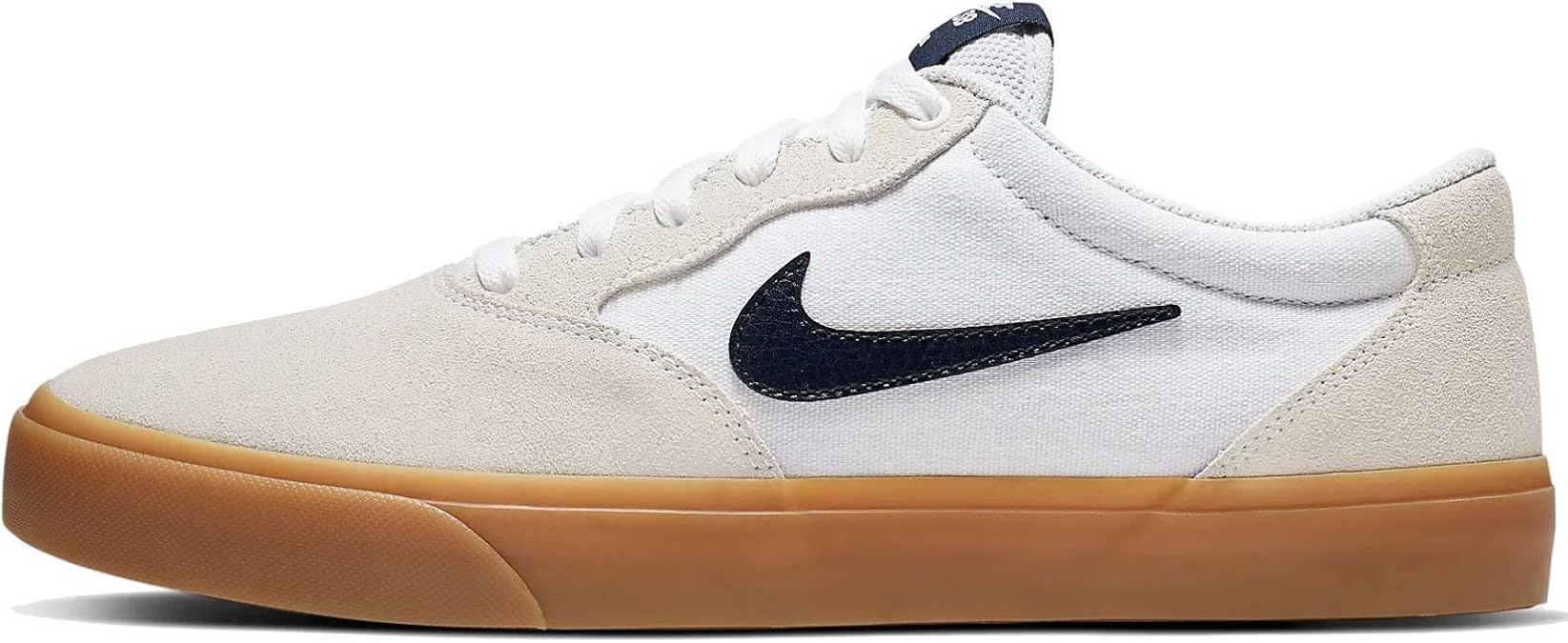 nike sb chron slr gym red & white shoes