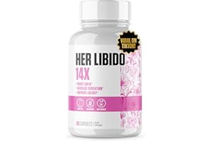 EPN Supplements Her Libido 14x Extra Strength | #1 Rated Female Enhancement & Energy Booster Increase Drive, Boost Mood, Balance Hormones w/BioPerine, Ashwagandha, Maca Root + 11 More - 60 Pills