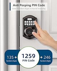 TEEHO TE001 Keyless Entry Door Lock with Keypad