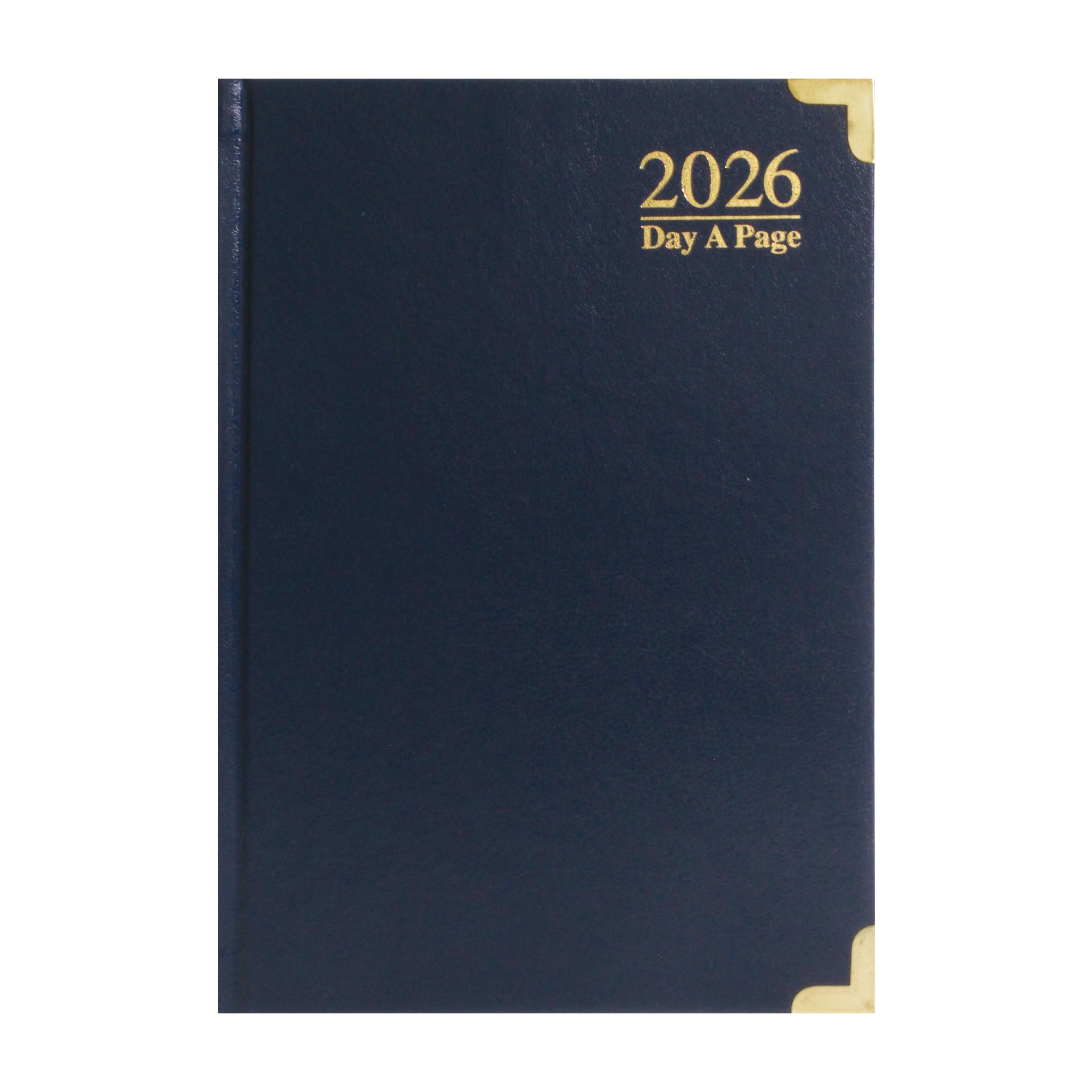 ZYBUX - A5-2026 Diary Day a Page with Half Page Saturday and Sunday (Navy Blue)