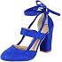 ineto Sandales Fee Été High Heels Sandale Escarpins Tête De Poisson Platefore Talon Block