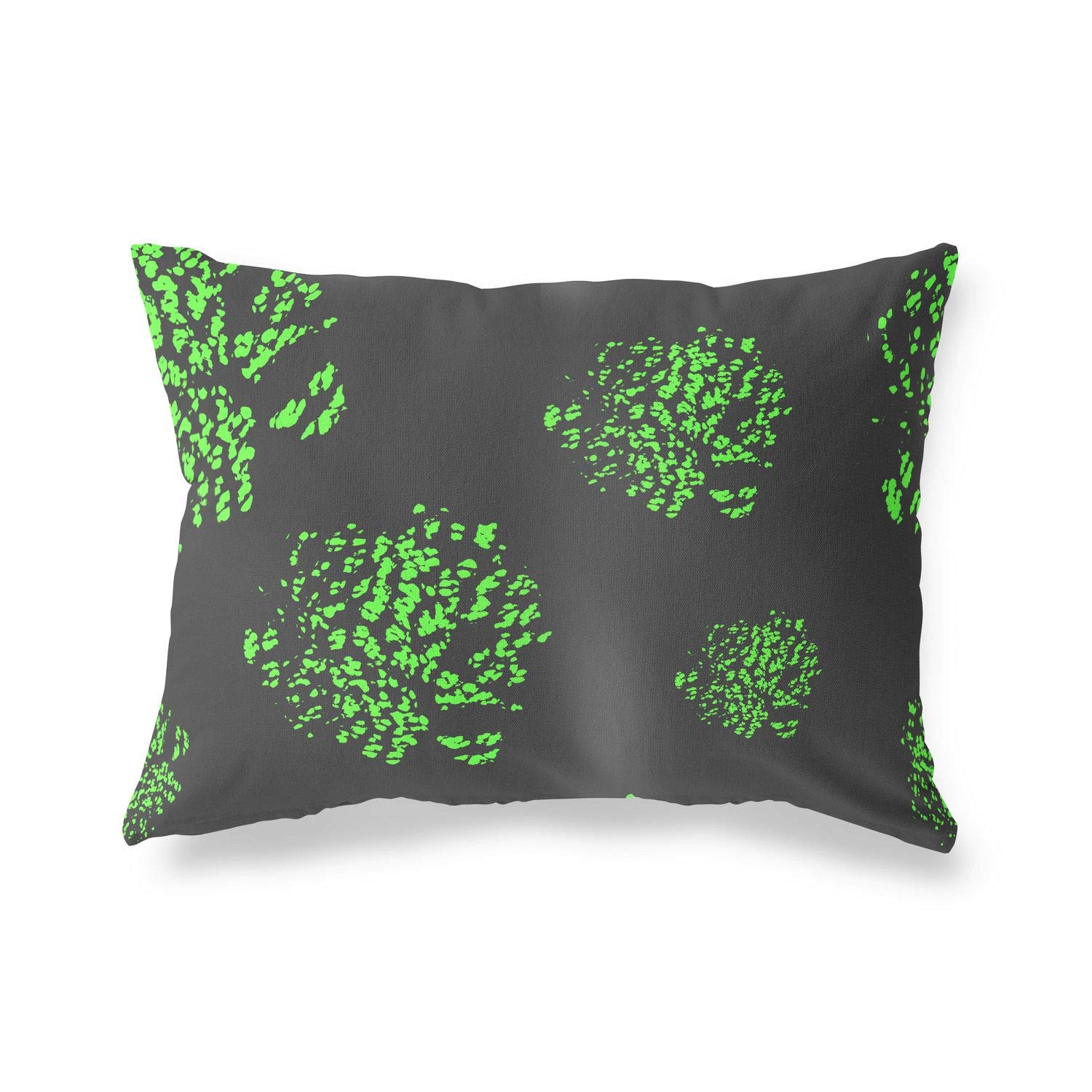 BonaMaison Decorative Cushion Cover, Neon Green Fume Throw Pillow Covers, Home Decorative Pillowcases for Livingroom, Sofa, Bedroom, Size: 45X60 Cm - Designed and Manufactured in Turkey