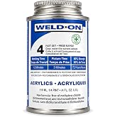 Weld-On #4 Cement, Low-VOC Non-Chlorinated Formula, Quarter Pint