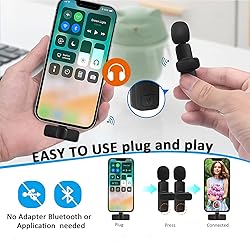 MAYBESTA Wireless Mini Microphone for iPhone 14