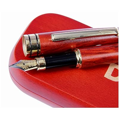 Dryden Luxury Fountain Pen Modern Classic Limited Edition Executive Fountain Pen Set, Vintage Pen Collection, Business Gift Pen, Calligraphy, Ink Refill Converter (Intense Black - View #7