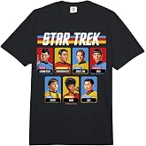Star Trek: The Original Series Bridge Crew Retro Portraits Comfort Colors Adult Heavyweight T-Shirt