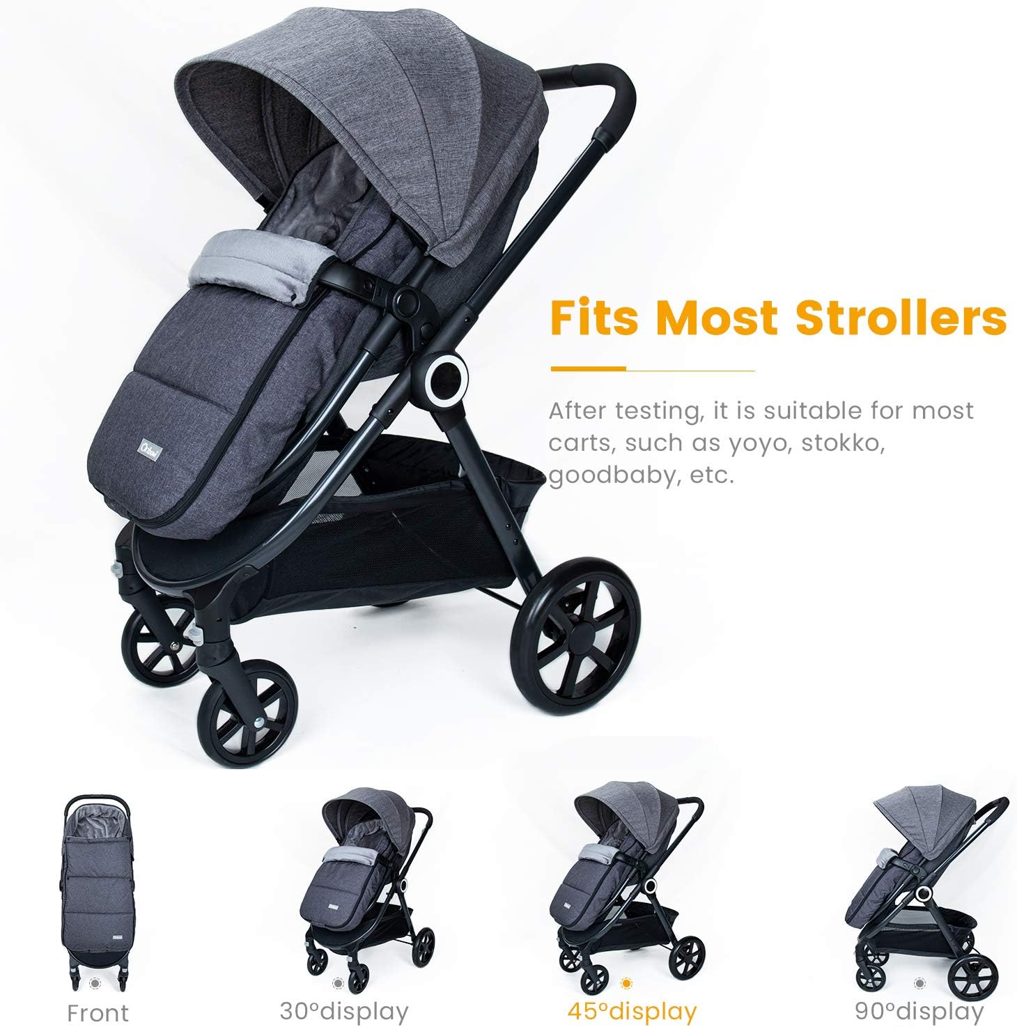Manyao Chanceliere Poussette Universelle Noir Accessoire Poussette Chaises Porte Bebe Sac De Couchage Bebe Hiver Couverture Emmaillotage Bebe Chancelieres Bebe Et Puericulture Dwteam In