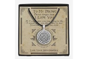 MDPRINTS GLOBAL MDPrints Viking Necklace for Men, Jewelry Gifts for Him Husband Son on Valentine, Father Day, Birthday, Anniversary