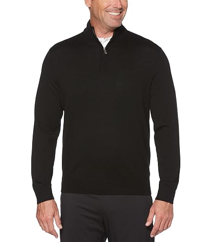 Amazon.com: 100% Merino Wool - Men's Midweight Quarter Zip - Warm