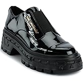 Karl Lagerfeld Womens Lakely Everyday Slip on Platform Loafer