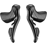 microSHIFT Sword Black Drop Bar Shifter/Brake Lever Set - 2 x 9-Speed, Black