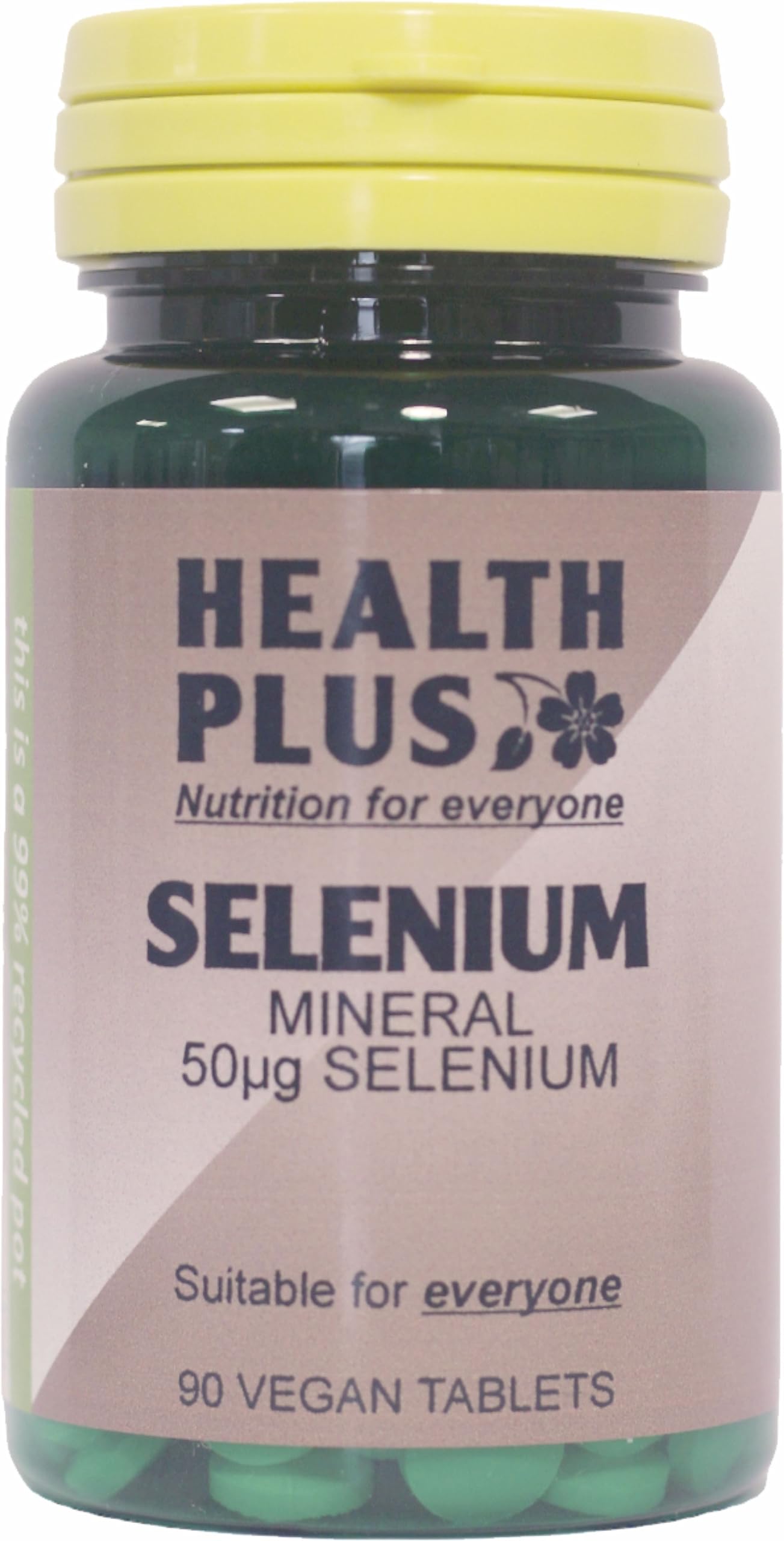 Health Plus Selenium 50µg Mineral Supplement - 90 Tablets