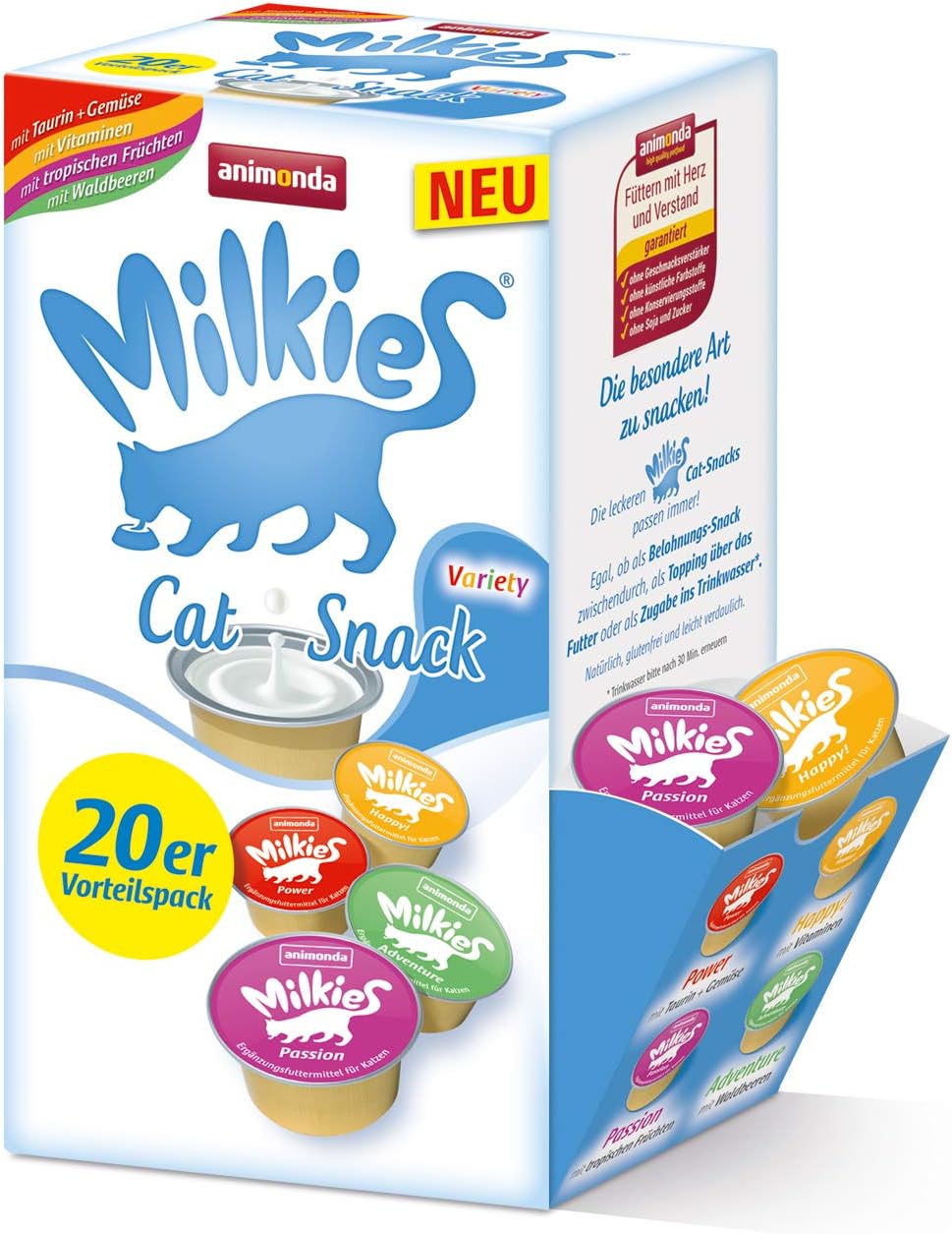 Animonda Milkies: Laktosearme Katzenmilch portioniert als Leckerlie 1