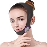 Graphene Double Chin Reducer for Face Lift,Adjustable Chin Strap For Sleeping,Double Chin Eliminator for Women,V Line Lifting Mask,V-Line Mask,V-Shaped Face Mask,Black