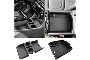 CDEFG 2PCS for 2025 Tucson Limited Lower Center Console Tray Floor Console Organizer with Cup Holder Compatible with 2025 Hyu