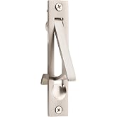 Dontay Pocket Door Edge Pull, Professional Stainless Steel 304, 4" Hidden Door Handle, Flush Mount Pocket Door Hardware for Pocket Sliding Door, Spring Loaded (1, Satin Nickel)