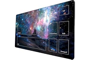 STORKY MTG Playmat, Game Play Mat for MTG TCG 24 x 14 inches Trading Card Inked Game Playmats with Storage Bag Smooth Rubber Surface Battle Game (Playmat 7)