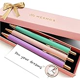 MESMOS 3pc Fancy Pen Set, Cute Nice Journaling Fun Pens for Women, Aesthetic Journaling Luxury Office Pretty Pens