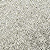 Homankit White Nonpareils Sprinkles Edible Cookie Decorations Mini Pearls for Decorating Cake, Baking, Cupcake Toppers, Ice Cream, Donuts 3.88 Ounce