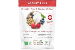 Cutting Edge Cultures Yogurt Plus Probiotic L. Reuteri B. Longum L Plantarum Starter 4 Grams 4 Packets