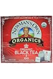 Newman's Own Organics Black Tea 100 Bags (Pack of 5)