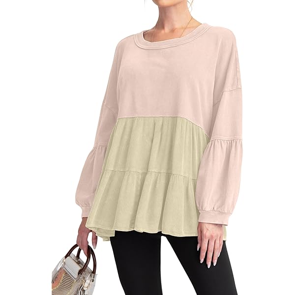 トップス SYMMETRY PEPLUM SWEAT TOP SYMMETRY PEPLUM SWEAT TOP
