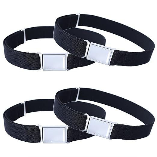 Buy 4PCS Kids Boys Adjustable Belt Big Elastic Stretch Belt