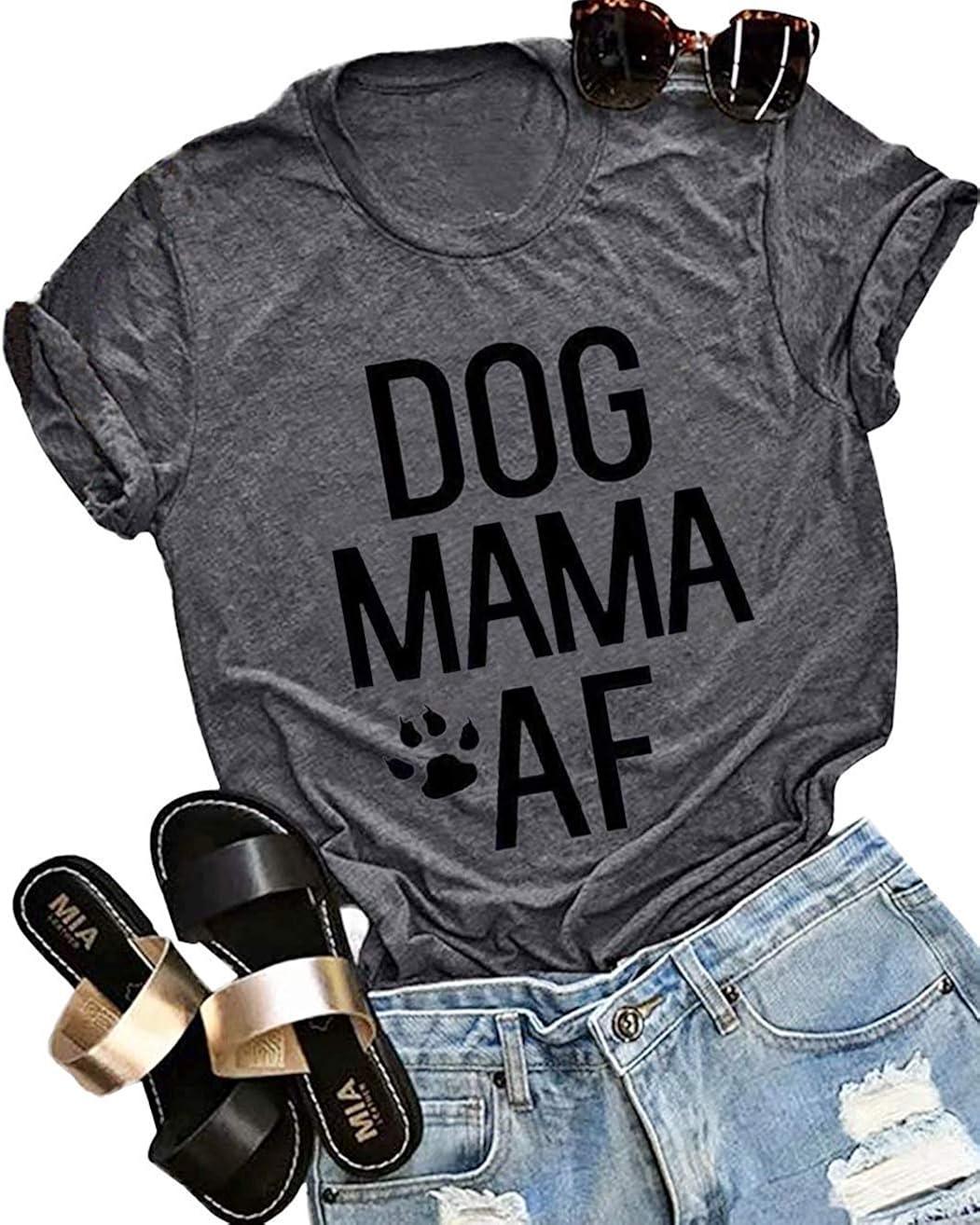 dog mom af shirt