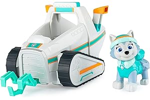 Paw Patrol, Everest’s Snow Plow Vehicle with Collectible Figure, for Kids Aged 3 and Up