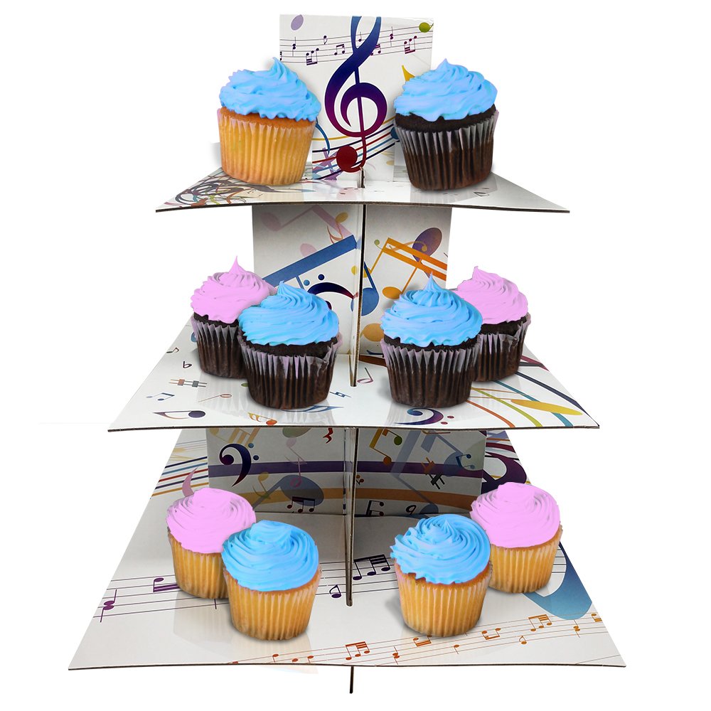 Cupcake Stands Home & Kitchen Music Decorations Cake ...