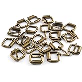 E-outstanding 20PCS Single Prong Roller Buckle Bronze Metal Roller Buckle for Belts Bags Shoes DIY Hardware Accessories 1/2 Inch