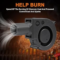 97mm x 33mm BBQ Fan 12V Blower with 110V/120V