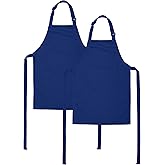 ONEOMI Kids Apron, Small, 100% Cotton With An Adjustable Strap to fit All Ages