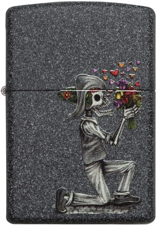 Zippo Day of The Dead Skulls Regular Lighter - Iron Stone, 1 x 3,5 x 5,5 cm - Image 5