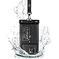 Pelican Marine - IP68 Waterproof Phone Pouch/Case (Regular Size) - Floating Waterproof Phone Case - iPhone 14 Pro Max/ 13 Pro Max/ 12 Pro Max/ 11/ S23 Ultra/Pixel 7 - Detachable Lanyard - Black