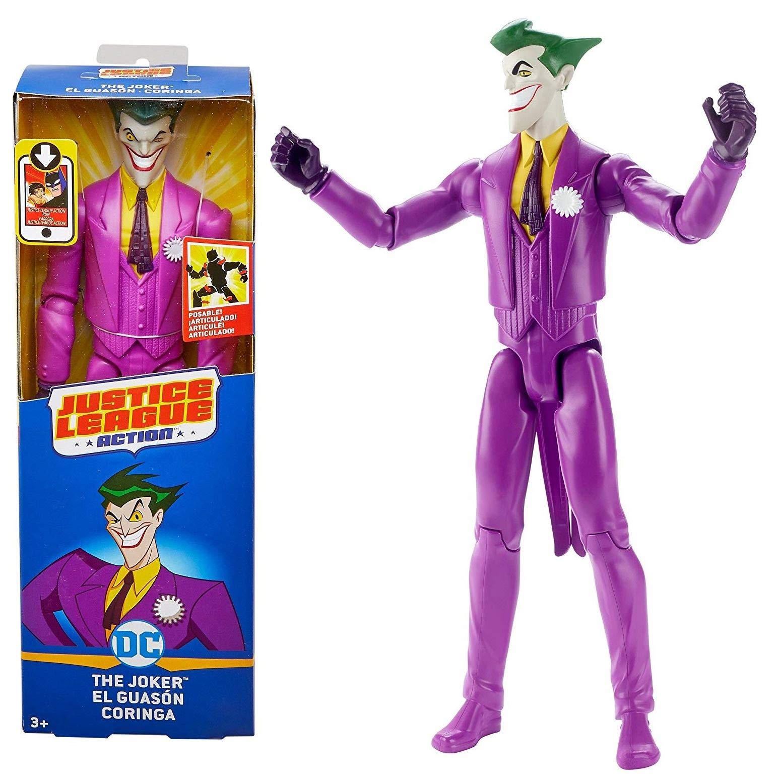 Mattel DWM52 DC Comics Justice League 12″ Joker Action Figure