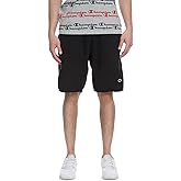 Champion Men's Shorts, Reverse Weave Fleece Shorts, Knee-Length Shorts for Men, C Logo, 10"